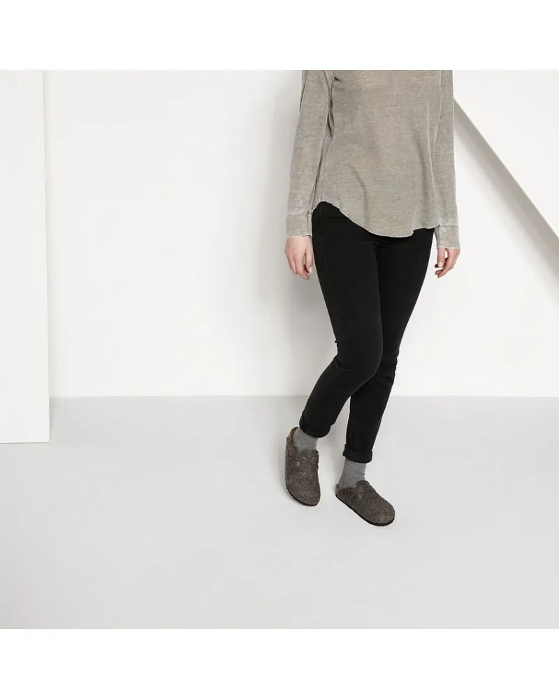 Birkenstock Παντόφλα Boston BS Καφέ (Regular)