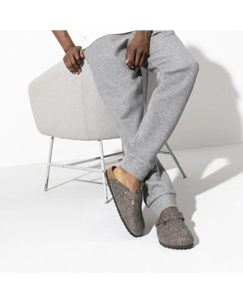 Birkenstock Παντόφλα Boston BS Καφέ (Regular)