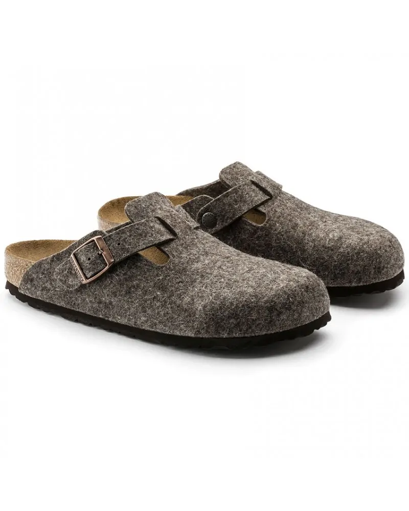 Birkenstock Παντόφλα Boston BS Καφέ (Regular)