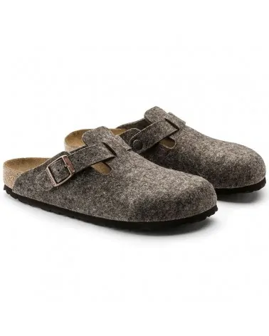 Birkenstock Παντόφλα Boston BS Καφέ (Regular)