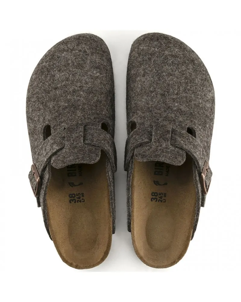 Birkenstock Παντόφλα Boston BS Καφέ (Regular)