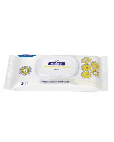 Hartmann Bacillol 30 Sensitive Μαντηλάκια Απολύμανσης Επιφανειών: 180x200 mm 24τεμ.