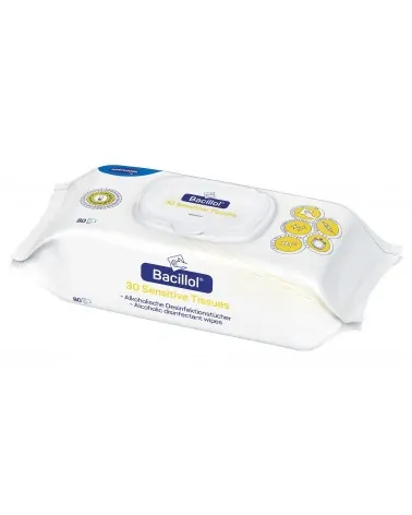Hartmann Bacillol 30 Sensitive Μαντηλάκια Απολύμανσης Επιφανειών: 180x200 mm, 80 τεμάχια