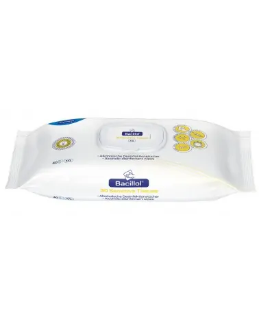Hartmann Bacillol 30 Sensitive Μαντηλάκια Απολύμανσης Επιφανειών: 250x380 mm 40τεμ.