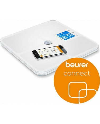Beurer Διαγνωστική Ζυγαριά Μπάνιου με Bluetooth - Λευκή BF 950