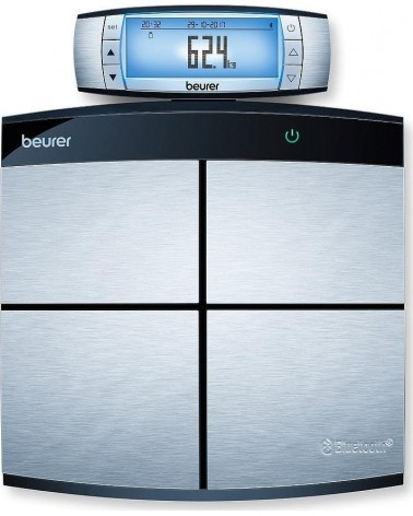 Beurer BodyComplete Smart Ζυγαριά με Λιπομετρητή & Bluetooth σε Ασημί BF 105