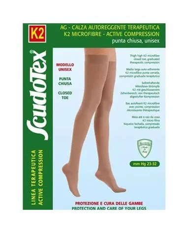 Scudotex Ιατρικές Κάλτσες Ριζομηρίου Κ2 Κλειστά Δάκτυλα