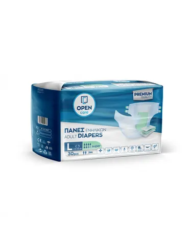 Open Care Πάνα Ενηλίκων Super, Large, 30 τεμ