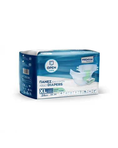 Open Care Πάνα Ενηλίκων Super, XLarge, 24 τεμ