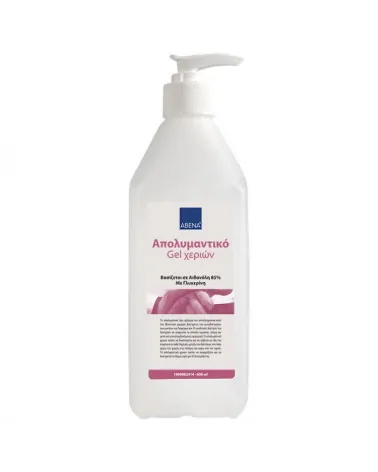 Abena Απολυμαντικό Gel Χεριών 85% 600ml με Αντλία