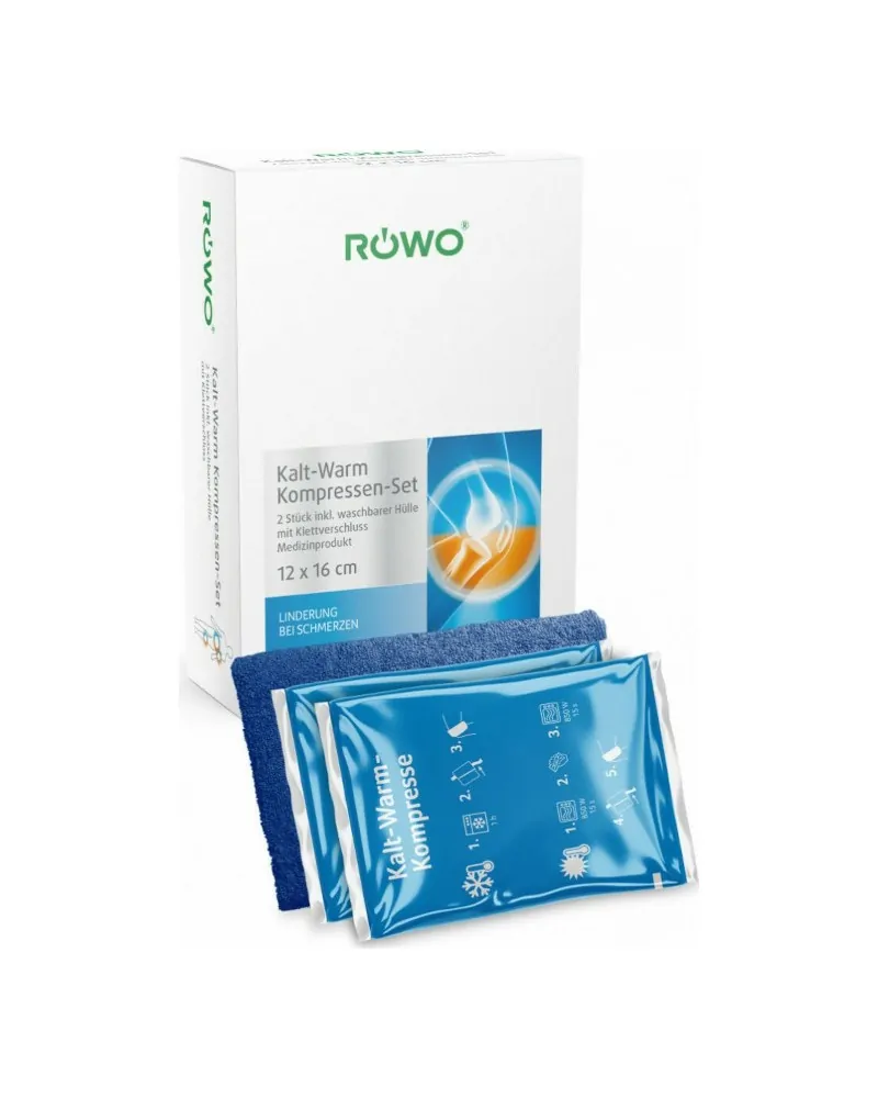Rowo Επίθεμα Gel Κρυοθεραπείας/ Θερμοθεραπείας 16x12cm, 2 τεμάχια