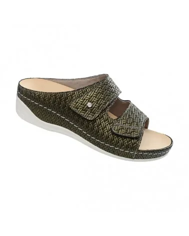 Παντόφλα Ortho Lady Shoes Brilliant, Χακί