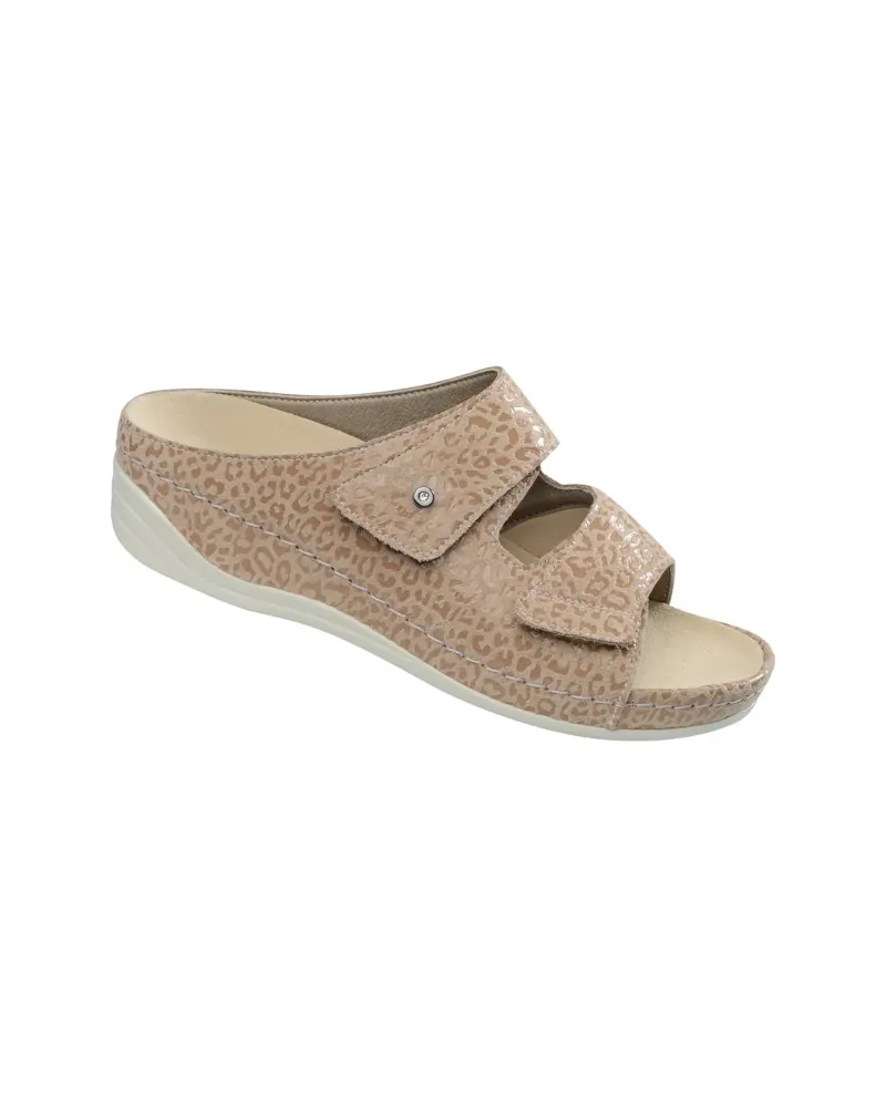 Παντόφλα Ortho Lady Shoes Leopard Optic, Taupe