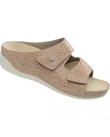 Παντόφλα Ortho Lady Shoes Leopard Optic, Taupe