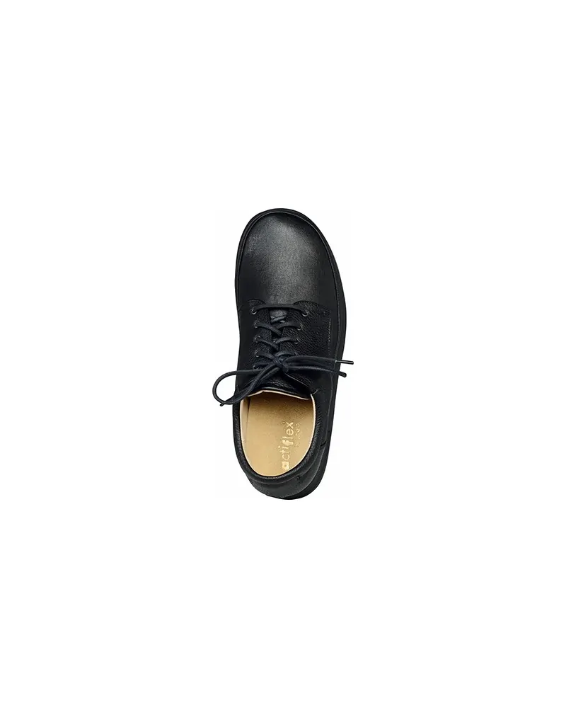 Παπούτσι Actiflex Comfort Shoes Δερμάτινο, Μαύρο