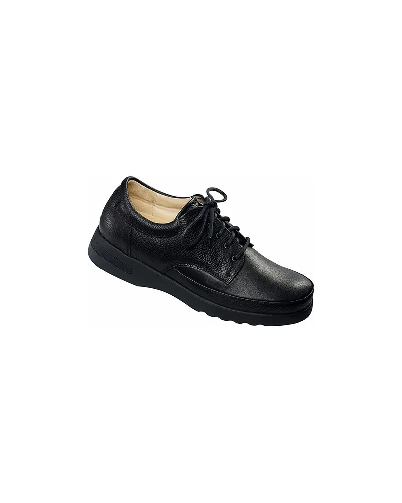 Παπούτσι Actiflex Comfort Shoes Δερμάτινο, Μαύρο