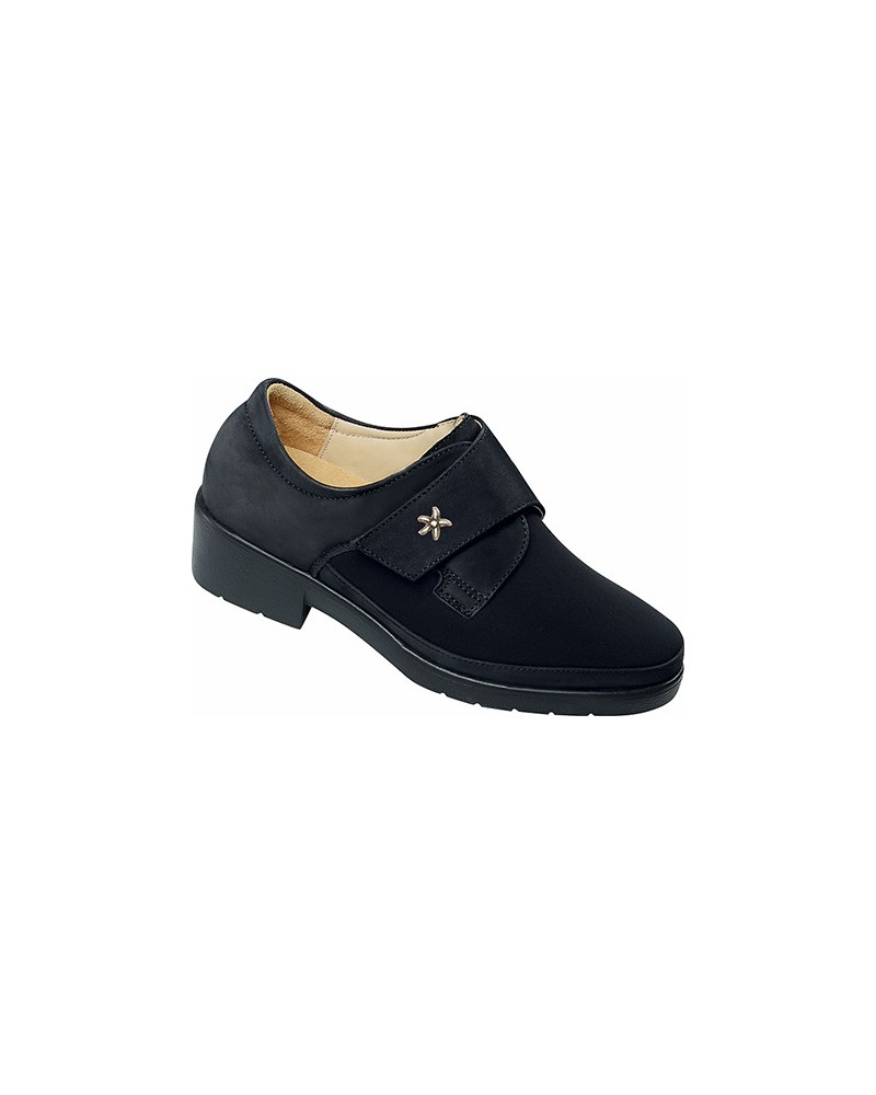 Schein Παπούτσι Actiflex Comfort Shoes Stretch Lycra Nubuck Black