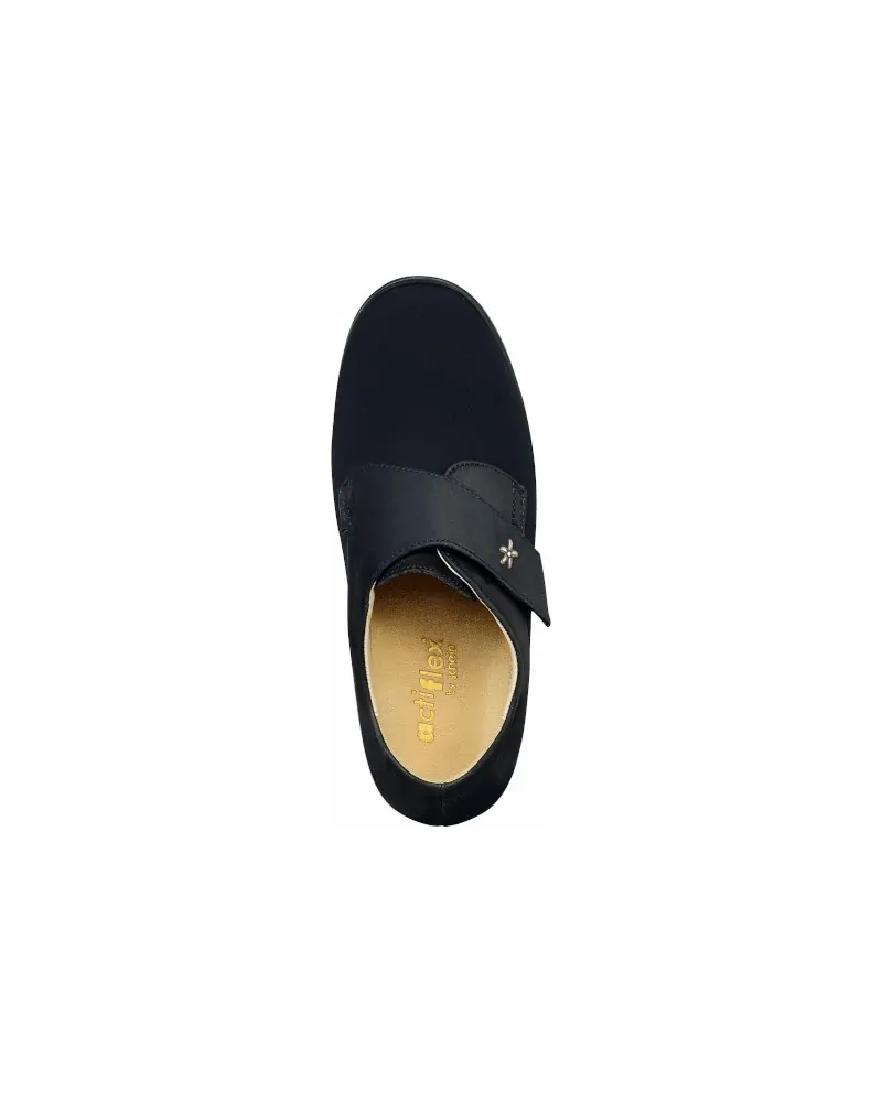 Schein Παπούτσι Actiflex Comfort Shoes Stretch Lycra Nubuck Black