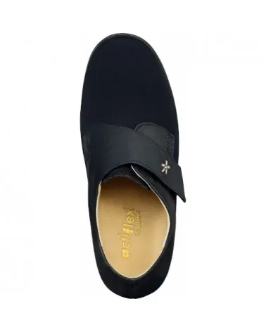 Schein Παπούτσι Actiflex Comfort Shoes Stretch Lycra Nubuck Black