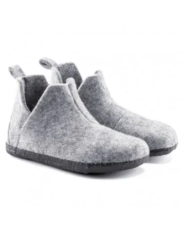 Birkenstock Παιδικές Παντόφλες Κλειστές Andermatt Kids, Ανοιχτό Γκρι