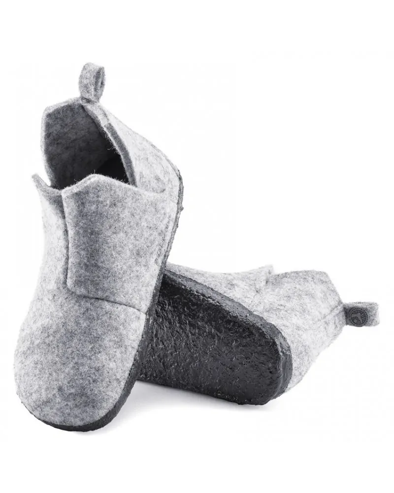 Birkenstock Παιδικές Παντόφλες Κλειστές Andermatt Kids, Ανοιχτό Γκρι