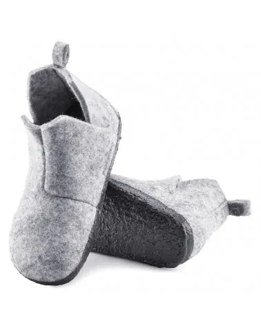 Birkenstock Παιδικές Παντόφλες Κλειστές Andermatt Kids, Ανοιχτό Γκρι