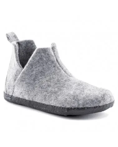 Birkenstock Παιδικές Παντόφλες Κλειστές Andermatt Kids, Ανοιχτό Γκρι