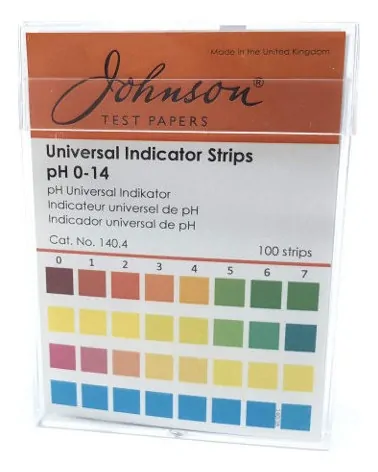 Johnson Πεχαμετρικές Ταινίες Ph Strips 0-14 100Τεμ