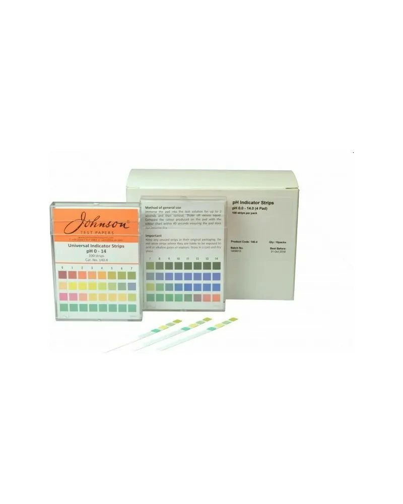 Johnson Πεχαμετρικές Ταινίες Ph Strips 0-14 100Τεμ