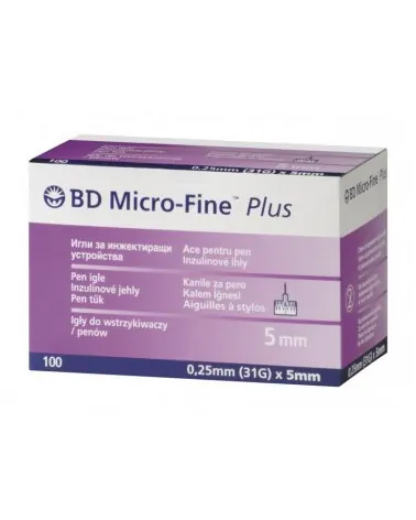 Βελόνες Ινσουλίνης Becton Dickinson Microfine Plus Τεμ