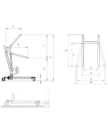 Mobiak Γερανός Ανύψωσης ΜΒΚ STAND UP (200KGR)