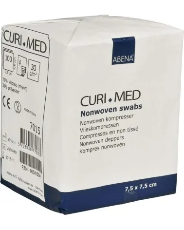 Abena Γάζα Μη Αποστειρωμένη 7.5 x 7.5 cm, Non Woven, 100 τεμάχια