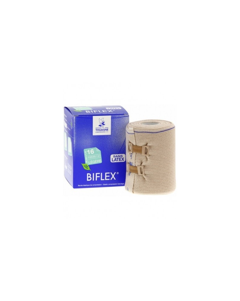 Thuasne Επίδεσμος Ελαφριάς Συμπίεσης Biflex 16 Κλάση 1 10cm X 3,5m