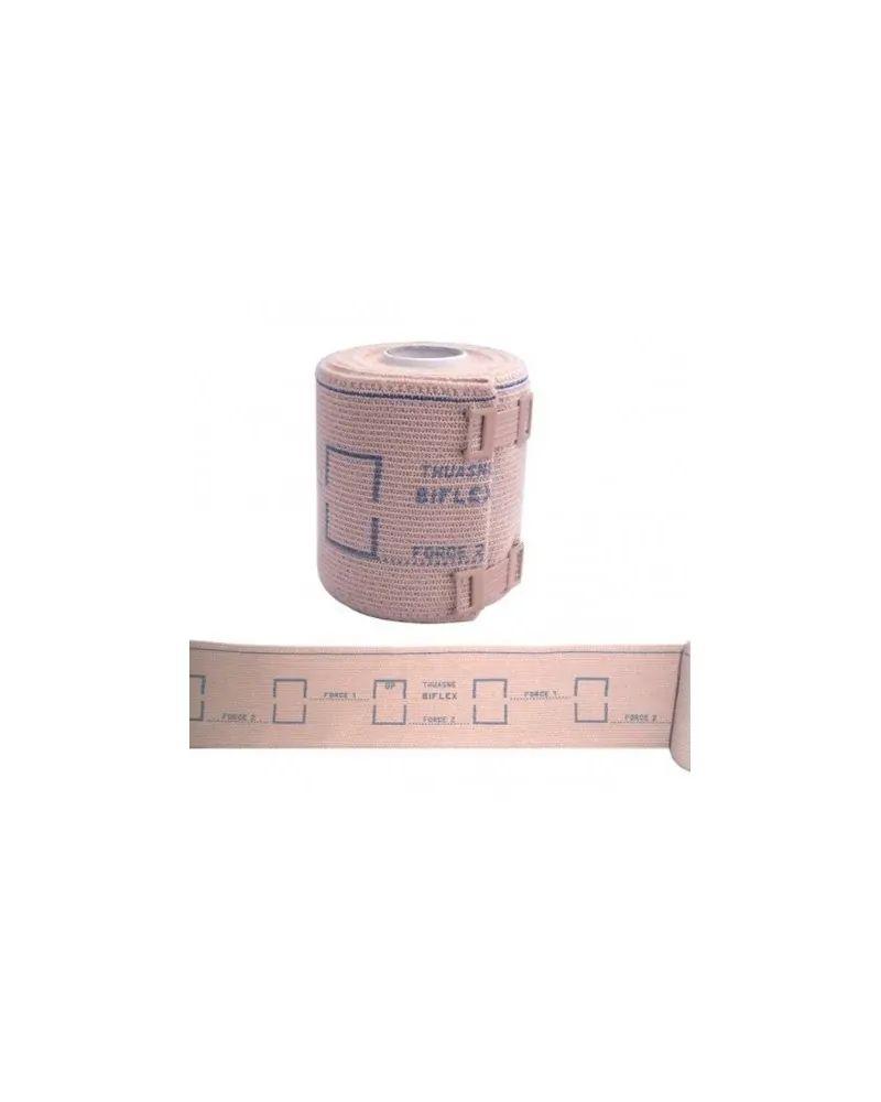 Thuasne Επίδεσμος Ελαφριάς Συμπίεσης Biflex 16 Κλάση 1 10cm X 3,5m