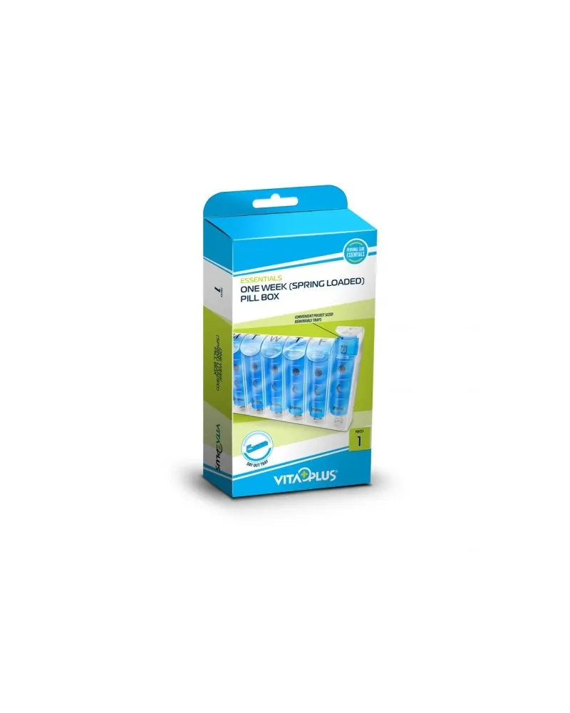 Medinox Κουτί Χαπιών One Week Springloaded Vitaplus